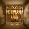 Gilt Brass and Glass Palazzo Wall Light by J.T. Kalmar for Isa 13