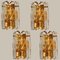 Gilt Brass and Glass Palazzo Wall Light by J.T. Kalmar for Isa 15