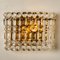 Gold-Plated Crystal Glass Chandeliers for Interna, 1960, Set of 4, Image 16