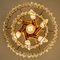 Gold-Plated Crystal Glass Chandeliers for Interna, 1960, Set of 4 11