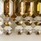 Gold-Plated Crystal Glass Chandeliers for Interna, 1960, Set of 4 7