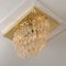 Murano Glass Flush Mount Ceiling Lamp by Venini for Isa, Image 8