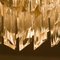 Murano Glass Flush Mount Ceiling Lamp by Venini for Isa 6