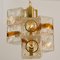 Italian Space Age Murano Glass Veart Cube Ceiling Lamp from Mazzega, 1970s 2