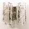 Large Ice Glass Chandeliers by J. T. Kalmar, Set of 2 12