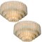 Large Ballroom Chandeliers with Blown Glass Tubes from Doria, Set of 2 11