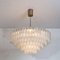 Large Ballroom Chandeliers with Blown Glass Tubes from Doria, Set of 2 4
