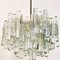 Large Three-Tiered Ice Glass Chandelier from Kalmar 4