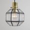 Iron and Clear Glass Light Pendants from Limburg, 1965, Set of 3 2