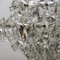 Chrome and Crystal Chandelier, 1970s, Image 14