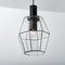 Geometric Iron and Clear Glass Chandelier from Limburg 15