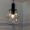 Geometric Iron and Clear Glass Chandelier from Limburg 5