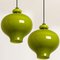 Green Glass Pendant Lights by Hans-Agne Jakobsson for Staff, 1960s, Set of 2, Image 2