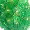Lampada in vetro soffiato a forma di disco di Murano verde smeraldo, Immagine 8