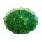 Lampada in vetro soffiato a forma di disco di Murano verde smeraldo, Immagine 4