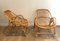 Frencg Rattan Armchairs, 1970s, Set of 2 3