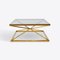 Brass Star Framed Coffee Table, Image 1