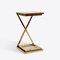 Brass X Side Table, Image 1