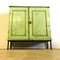 Green Walnut Cabinet on Steel Frame, Image 1