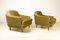 Danish Green Velvet Lounge Chairs, 1950s, Set of 2 3