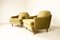 Danish Green Velvet Lounge Chairs, 1950s, Set of 2 2