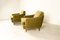 Danish Green Velvet Lounge Chairs, 1950s, Set of 2 9