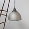 Large Antique Mercury Glass Reflector Pendant Lamp, Image 8