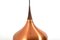 Copper and Teak Orient Pendant Lamp by Jo Hammerborg for Fog & Mørup, 1960s 2