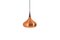 Copper and Teak Orient Pendant Lamp by Jo Hammerborg for Fog & Mørup, 1960s 1