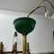 Lámpara de araña de latón y vidrio de Stilnovo, años 60, Imagen 7