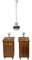 Lampes de Bureau Vintage en Chrome, Set de 2 1