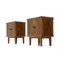 Wooden Bedside Tables, 1950s, Set of 2, Image 3