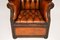 Vintage Georgian Style Leather Porter's Armchair, Image 5
