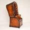 Vintage Georgian Style Leather Porter's Armchair, Image 2