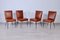 Italian Table and Office Chairs from Trau, 1960s, Set of 5 16
