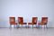 Italian Table and Office Chairs from Trau, 1960s, Set of 5 22