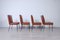 Italian Table and Office Chairs from Trau, 1960s, Set of 5 21