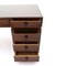 Wooden Desk with Drawers, 1950s 11