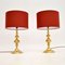 Brass Table Lamps, 1970s , Set of 2, Image 1