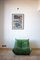 Green Leather Togo Sofa & Lounge Set by Michel Ducaroy for Ligne Roset, 1970s, Set of 2 11