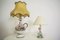 Floral Table Lamps from Abat Jour, 1950s, Set of 2, Image 1