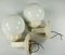 Vintage Art Deco Bakelite & Glass Sconces from DRGM, 1930s, Set of 2 10