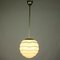 Vintage Art Deco Brass & Glass Pendant Light, 1930s 7