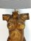 Lámparas esculturales Torso de madera maciza, años 70. Juego de 2, Imagen 8