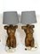 Sculptural Solid Wood Torso Lamps, 1970s, Set of 2, Image 1