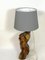 Sculptural Solid Wood Torso Lamps, 1970s, Set of 2 10