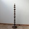 English Mid-Century Geometric Wooden Floor Lamp 1