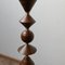 Englische Geometrische Mid-Century Holz Stehlampe 6