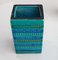 Blaue italienische Rimini Vase von Bitossi, 1960er 2