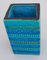 Blaue italienische Rimini Vase von Bitossi, 1960er 6